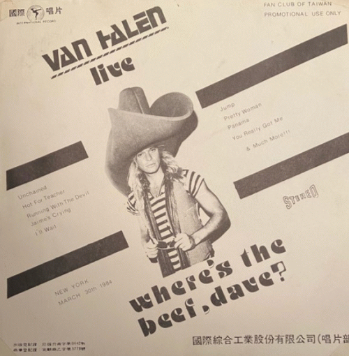 Van Halen : Where's the Beef, Dave?